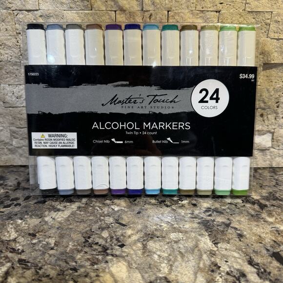 Master's Touch‎ 24 Twin-tip Alcohol Markers - Picture 1 of 4